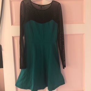 Dress with skater skirt